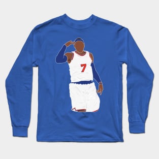 Carmelo Anthony - 3 To The Dome Celebration - NY Knicks Long Sleeve T-Shirt